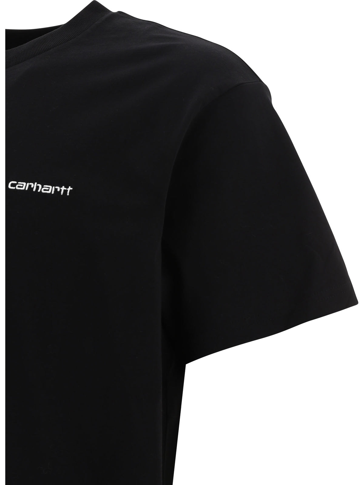 "Script Embroidery" Crew-Neck T-Shirt T-shirts