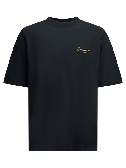 "Signature Script" Crew-Neck T-Shirt T-shirts