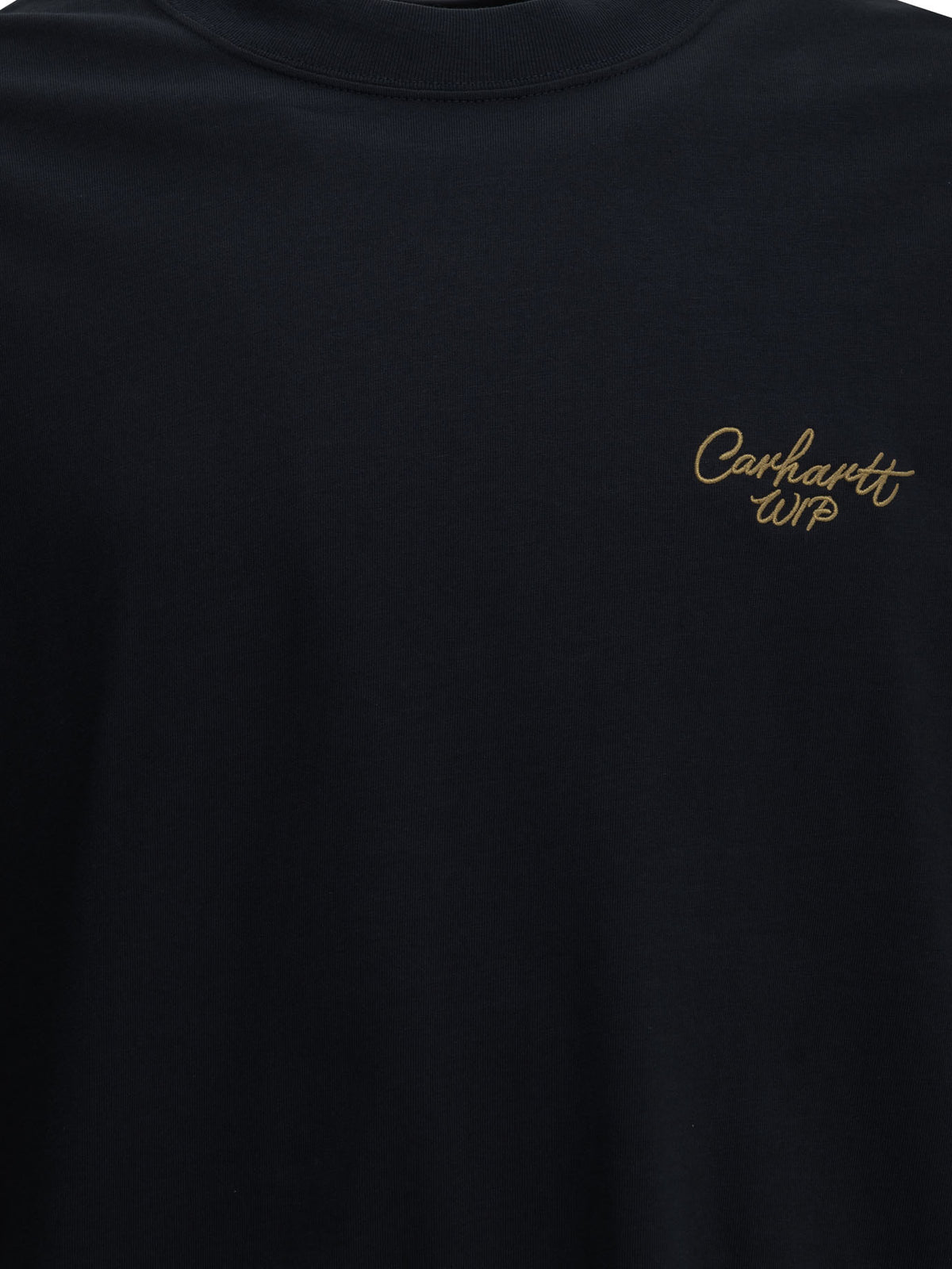 "Signature Script" Crew-Neck T-Shirt T-shirts