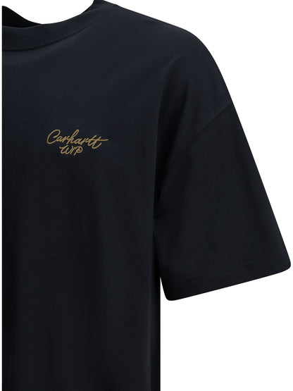 "Signature Script" Crew-Neck T-Shirt T-shirts
