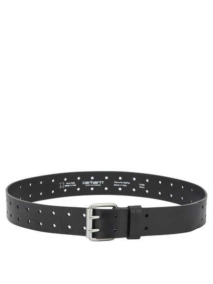 "Double Script" Leather Belt Belts