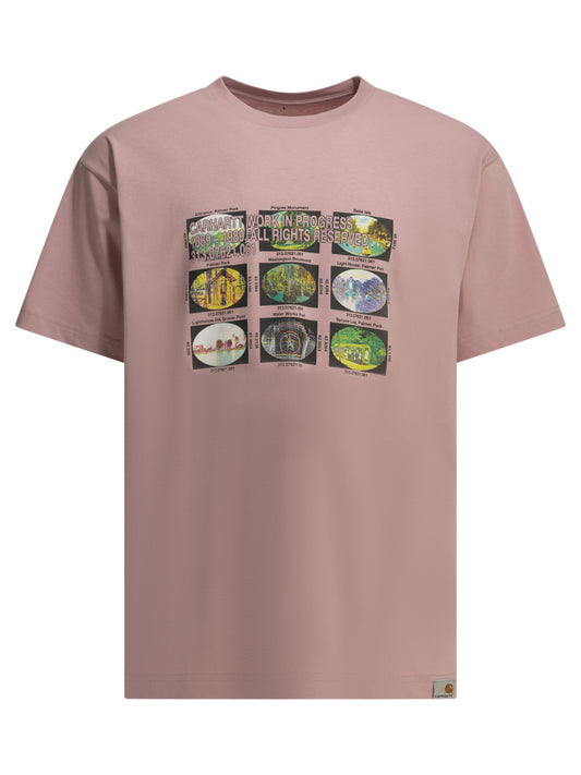 "Coordinates" crew-neck T-shirt T-shirts