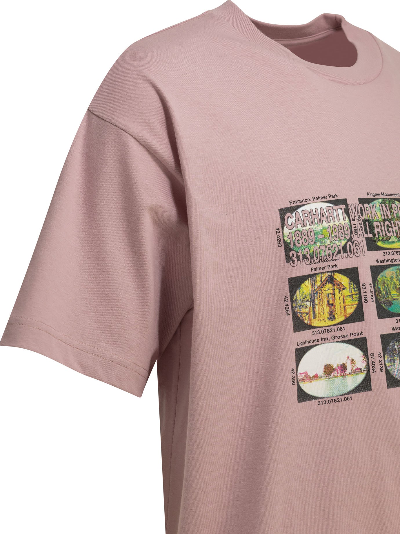 "Coordinates" crew-neck T-shirt T-shirts