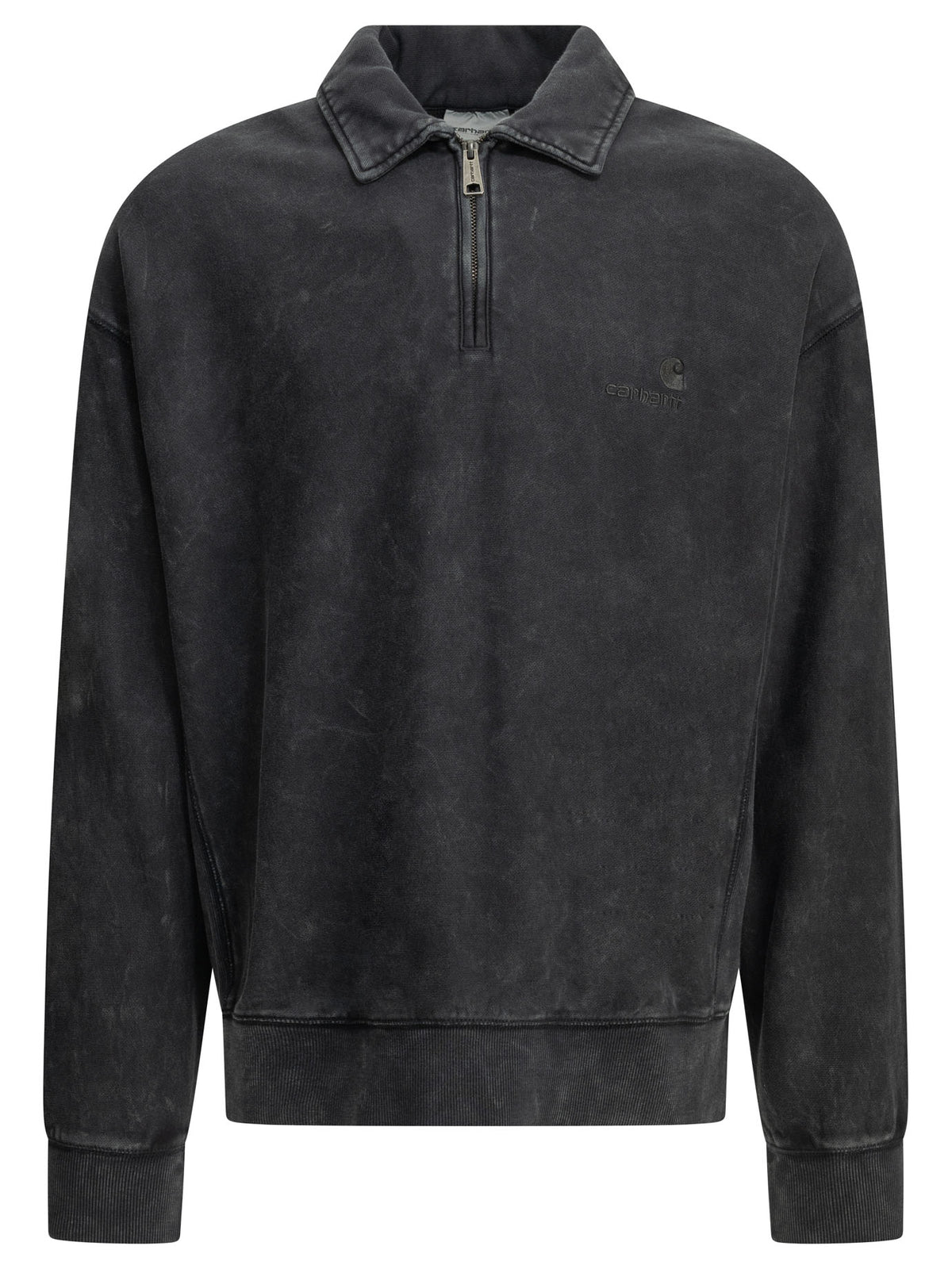 "Lambert" Polo-Collar Sweatshirt Sweatshirts
