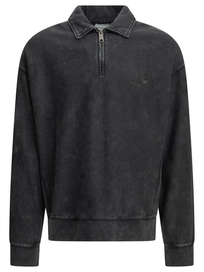 "Lambert" Polo-Collar Sweatshirt Sweatshirts