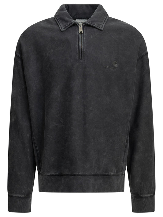 "Lambert" Polo-Collar Sweatshirt Sweatshirts