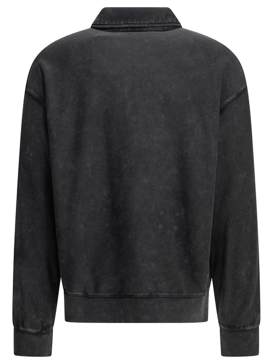 "Lambert" Polo-Collar Sweatshirt Sweatshirts
