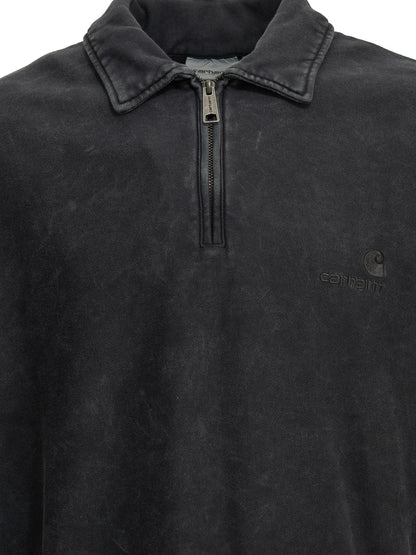 "Lambert" Polo-Collar Sweatshirt Sweatshirts