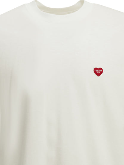 "Small Heart" Crew-Neck T-Shirt T-shirts
