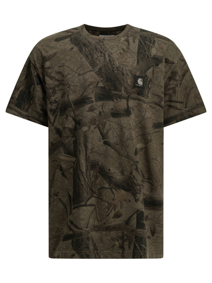 "Feather Tree" Crew-Neck T-Shirt T-shirts