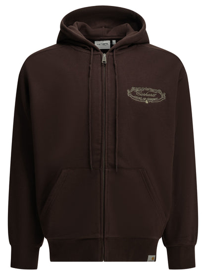"Chez WIP" Zip-Up Sweatshirt Sweatshirts