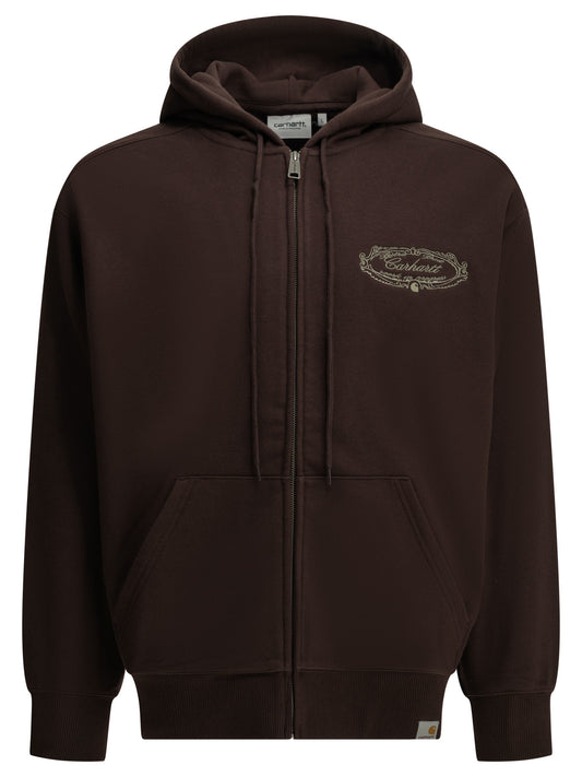 "Chez WIP" Zip-Up Sweatshirt Sweatshirts