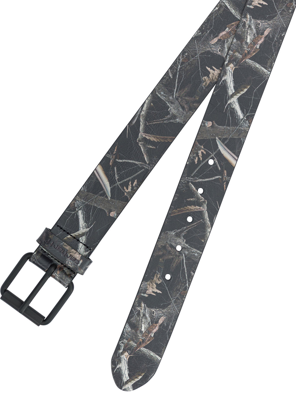 "Camo Feather Tree" Leather Belt Belts