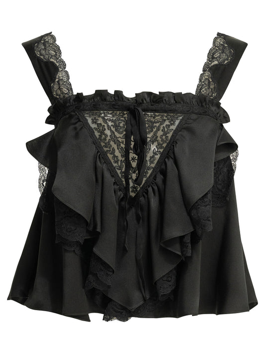 Casual top with ruffles Tops