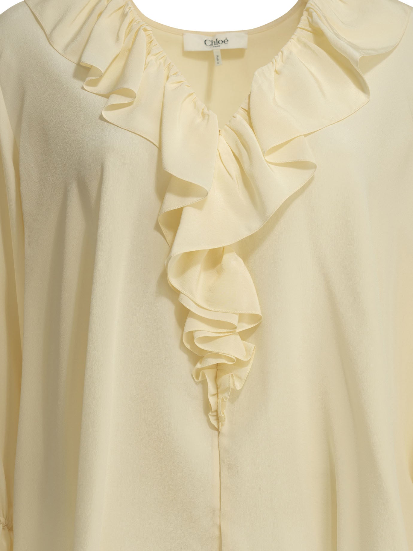 Silk blouse with ruffles Shirts