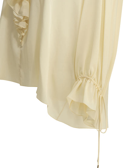 Silk blouse with ruffles Shirts