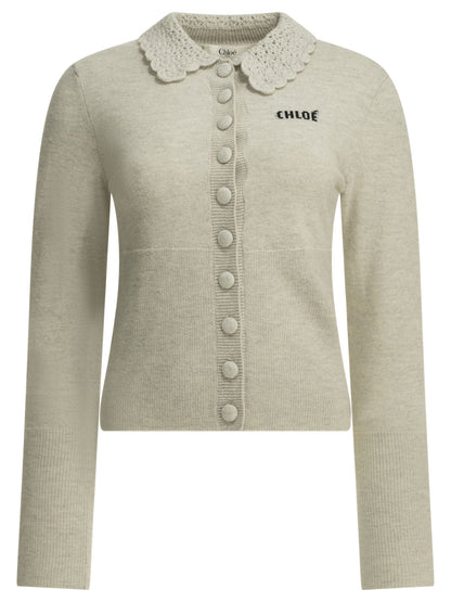 Polo Sweater with Logo Knitwear