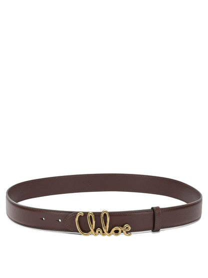 "Chloé Iconic" Leather Belt Belts