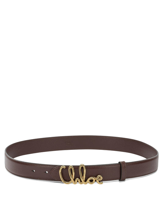 "Chloé Iconic" Leather Belt Belts