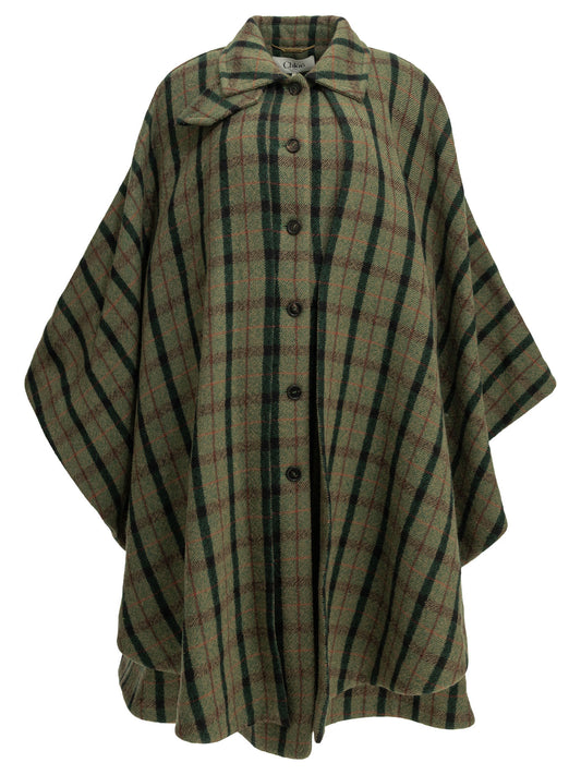 Wool cape Jackets and Coats