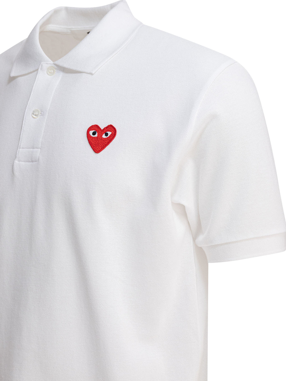 "Red Emblem" Button-Down Polo Shirt Polo shirts