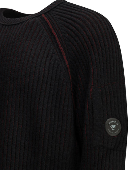 "Lens" Crew-Neck Sweater Knitwear