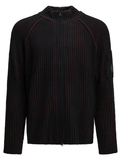 "Lens" Zip-Up Sweater Knitwear