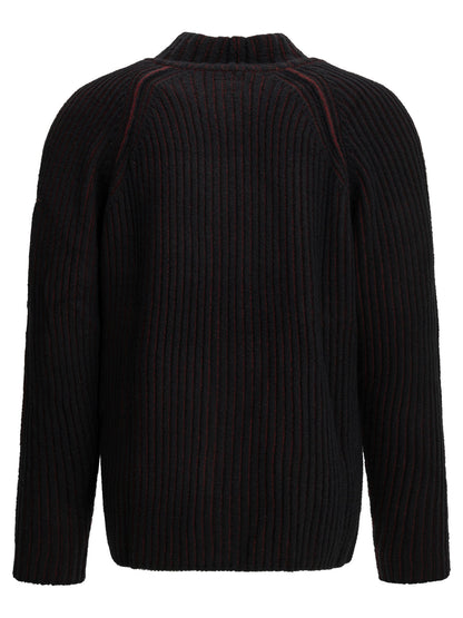 "Lens" Zip-Up Sweater Knitwear