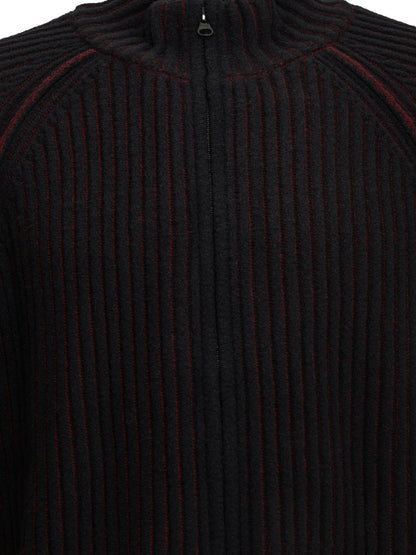 "Lens" Zip-Up Sweater Knitwear