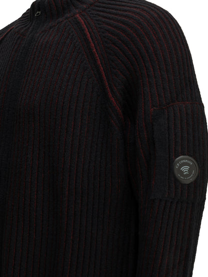 "Lens" Zip-Up Sweater Knitwear