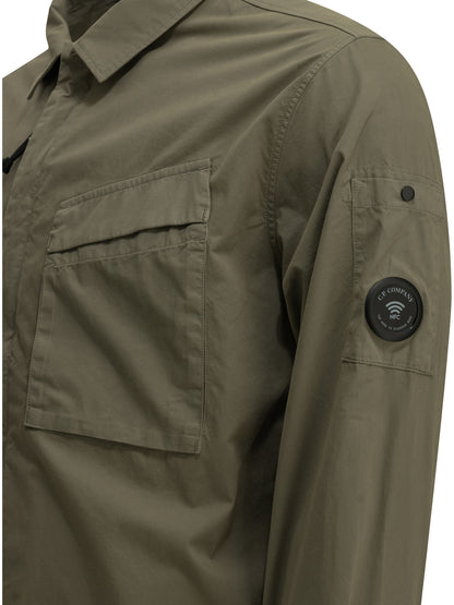 Overshirt Jacket with Logo Jackets and Coats