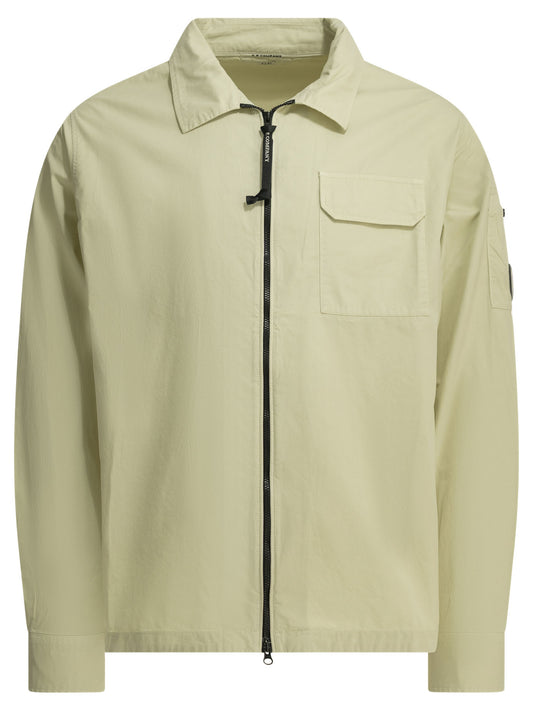 "Organic Gabardine" Overshirt Jacket Jackets and Coats