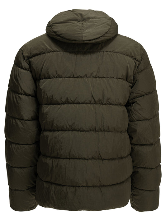 "Chrome-R Goggle" Short Down Jacket Jackets and Coats