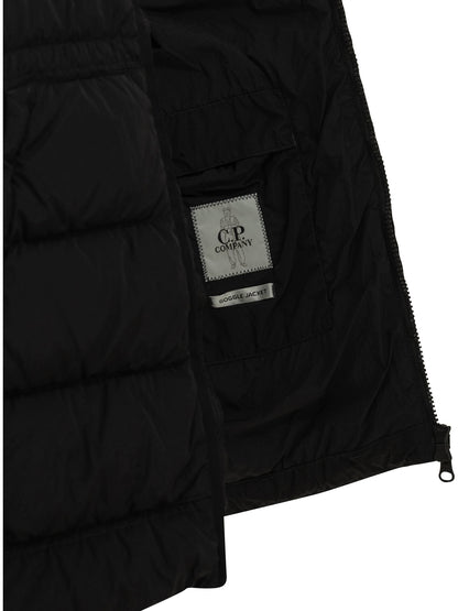 "Chrome-R Goggle" Short Down Jacket Jackets and Coats