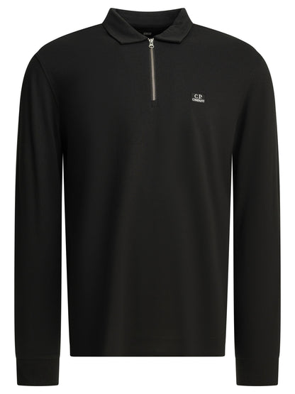 Half-zip polo shirt with logo Polo shirts