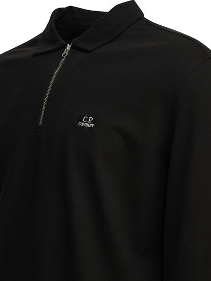 Half-zip polo shirt with logo Polo shirts
