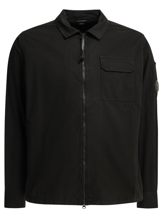 "Organic Gabardine" Overshirt Jacket Jackets and Coats