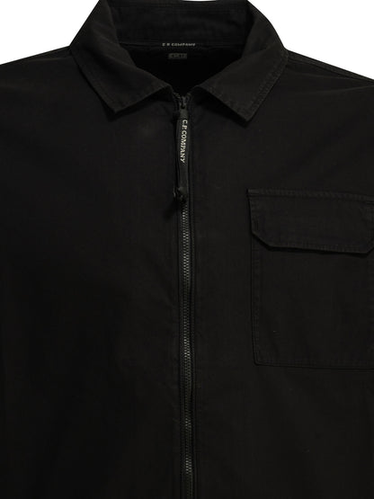 "Organic Gabardine" Overshirt Jacket Jackets and Coats