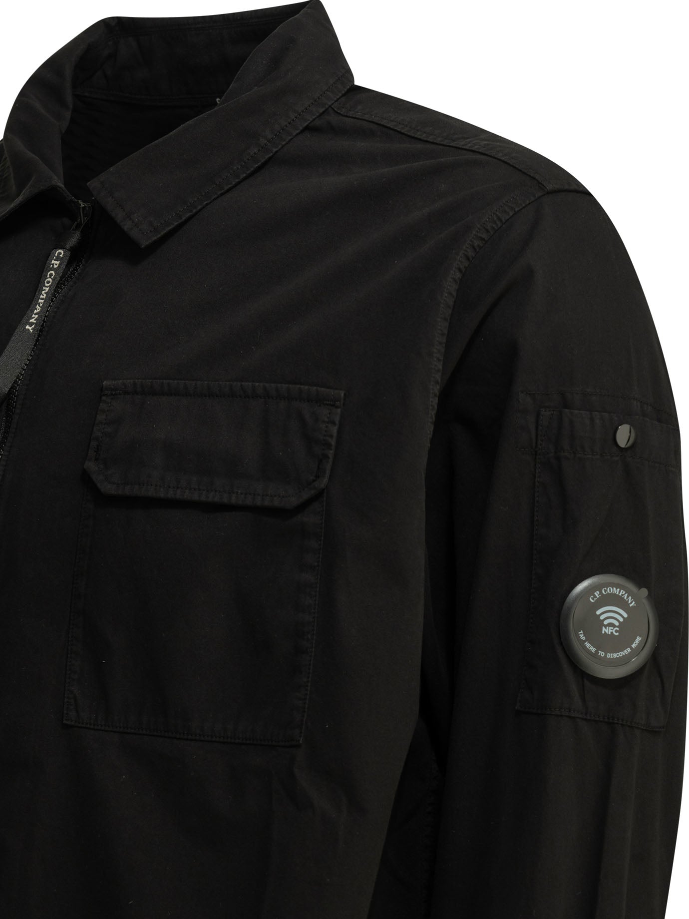 "Organic Gabardine" Overshirt Jacket Jackets and Coats