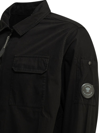 "Organic Gabardine" Overshirt Jacket Jackets and Coats