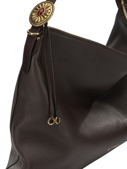 Large leather shoulder bag Shoulder bags