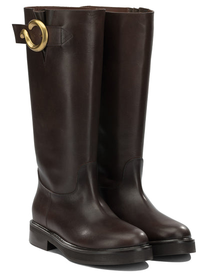 "Paisley" Knee-High Boots Boots and Ankle Boots
