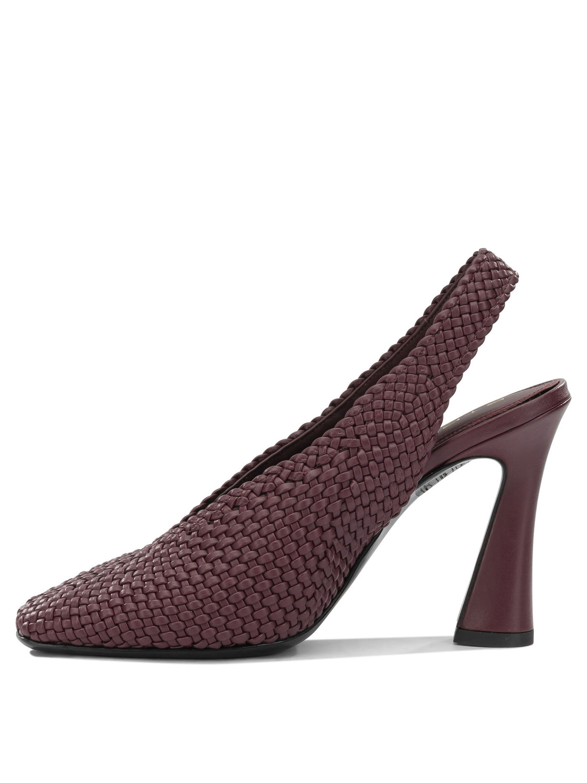 90MM Woven Slingbacks Heeled shoes