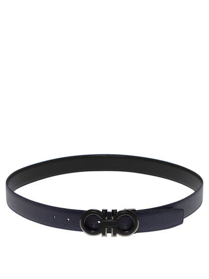 "Gancini" Leather belt Belts
