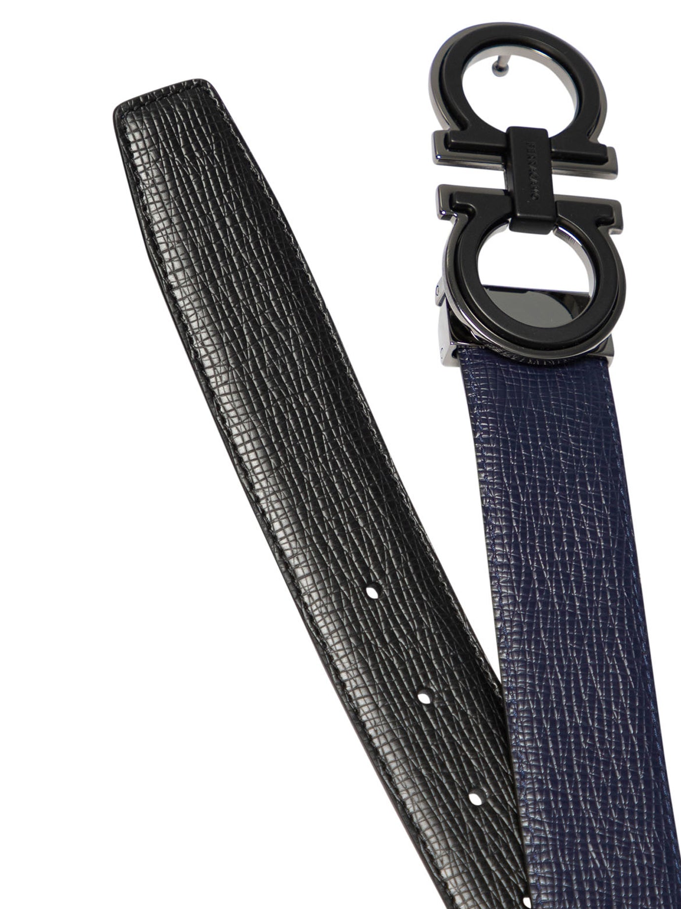 "Gancini" Leather belt Belts