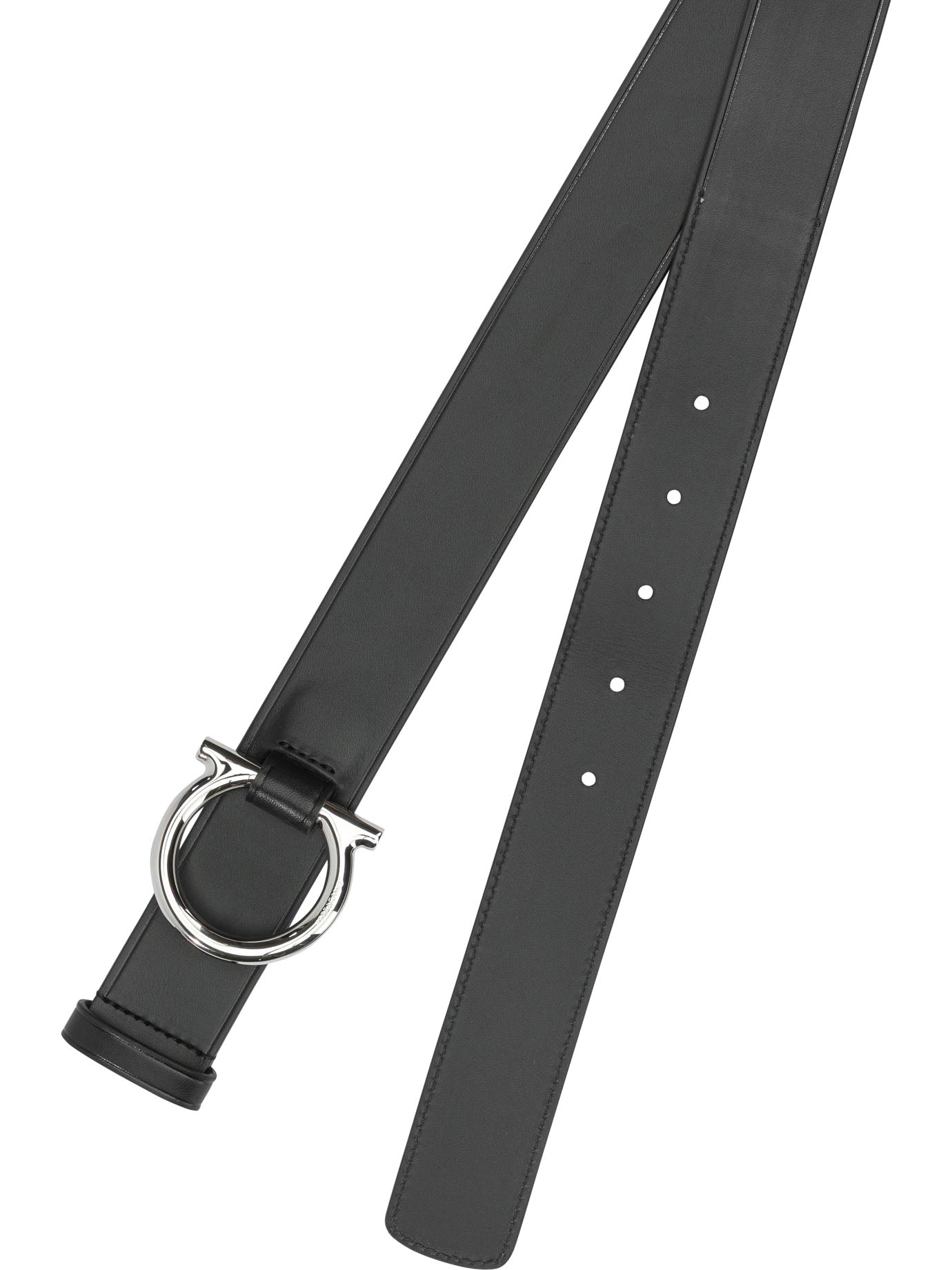 "Gancini" Leather belt Belts