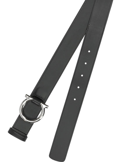 "Gancini" Leather belt Belts