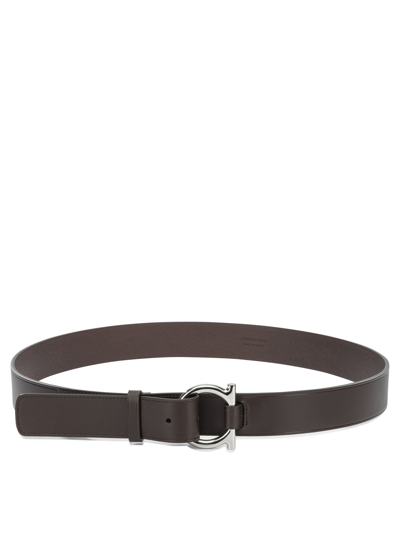 "Gancini" Leather belt Belts
