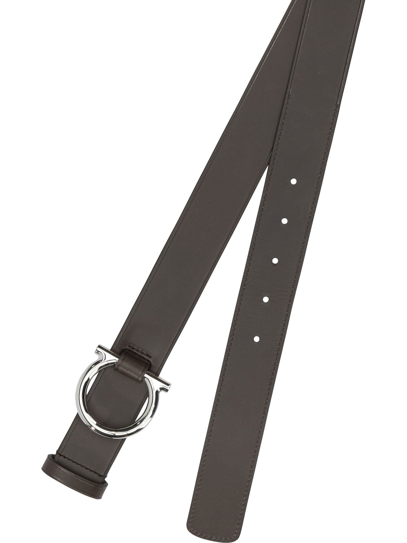 "Gancini" Leather belt Belts