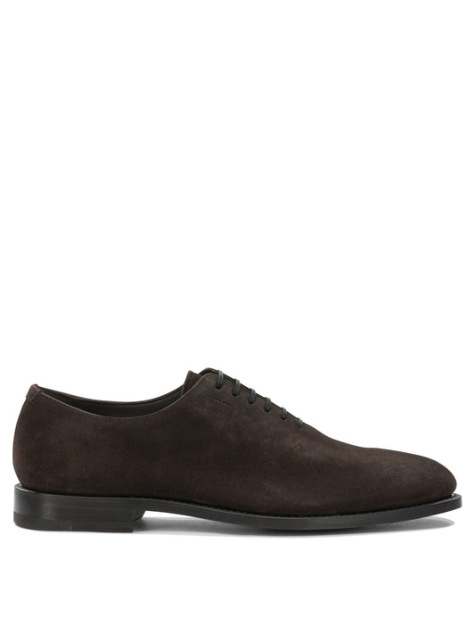 Suede leather Oxford Lace-Up shoes